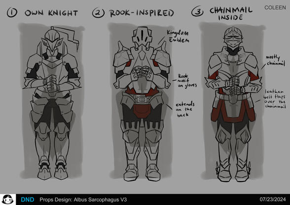 Sarcophagus Concept Ideations