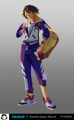 School Athlete Character Render